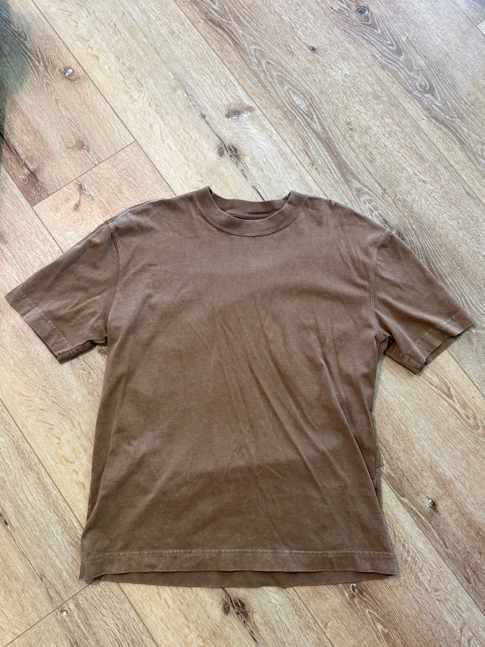 Hollister Heavyweight Boxy Fit Brown Tee